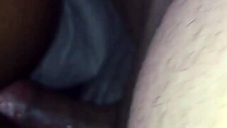 Black girlfriend in the bed giving her some good latino dick 100 amature