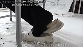 socks fetish video with feet play