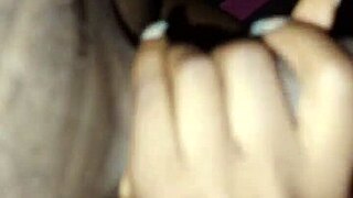 my nigerian girlfriend rides cowgirl with dirty talk and tit bounce