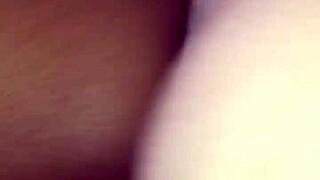 Black girlfriend in the bed giving her some good latino dick 100 amature