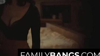sensual stepmom penny barber changes clothes