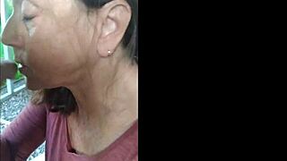 pov neighbor gives mature candi annie morning cum