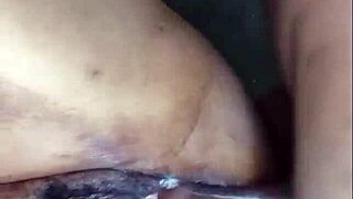creamy ebony milf pussy gets pounded