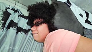 Corintiano opens my ass and cums in my fat pussy part 2