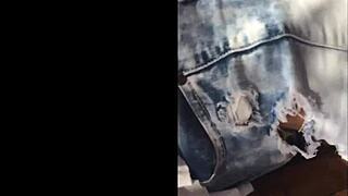 Blonde juicy ass exposed