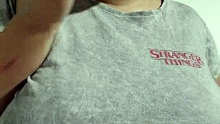 Huge natural boobs drop and bounce