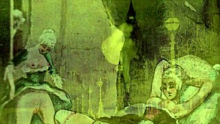 Vintage drawings from the antique retro era