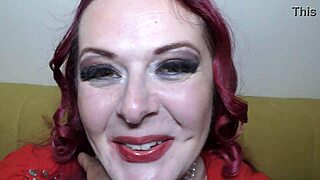 redhead milf juliet sucks bbc for cum