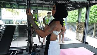 Gang bang yasmina khan takes four big cocks