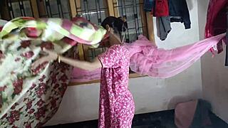 curvy indian bhabhi gets pounded by dunzo delivery lad in steamy bathroom