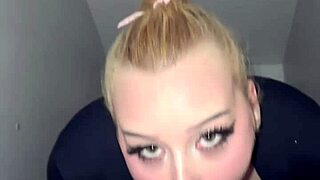 Acidental cumsshhot from blowjob in closet
