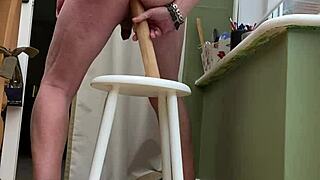 fucking my own arsehole hard