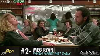 four realistic women orgasms from jennifer aniston halle berry meg ryan and tara reid