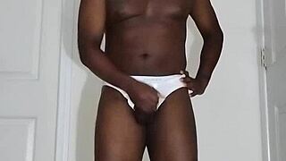 My First Time Masturbating Since August Wearing White Underwear