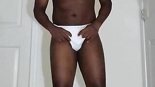 My First Time Masturbating Since August Wearing White Underwear