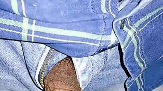 Outdoor tiny 18+ clit pissing and showing off feminine sissy body