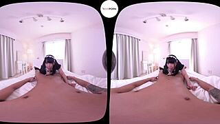 Japanese maid wakes you up with big ass tease