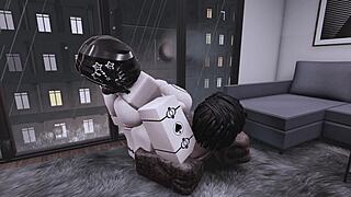 roblox goth girl returns for rough sex