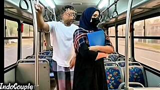 muslim wife gets fucked by stranger on bus