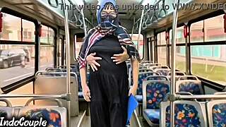 muslim wife gets fucked by stranger on bus