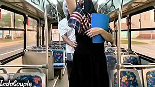 muslim wife gets fucked by stranger on bus