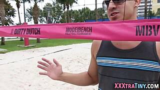 little teen 18+ takes doggystyle pounding