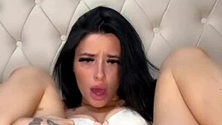 teen american exchange student fingers her pussy