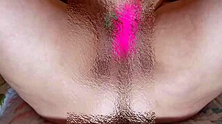 fat 60 years old granny plays with her old pussy