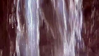 blonde babe friday rides his big dick outside
