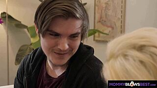 horny stepmom spencer scott sucks stepson deep