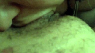 blonde milf gets anal and boquete with huge pussy lips