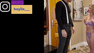 poliziotto sorprende troia che riceve clienti roleplay