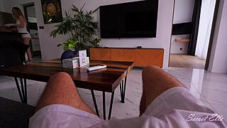 step siblings kinky pussy rubbing ended with creampie secret elle