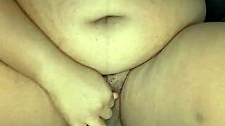 Sexy Ebony Bbw Plays With Her Creamy Pussy