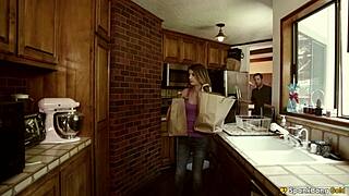 Spankbang gold - horny kristen scott sneaks onto stepdads big cock for forbidden ride