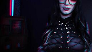 curvy tattooed trippi roses has cum tastic goth girlfriend time