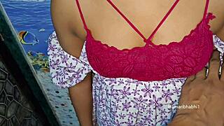 Indian desi fucked hard on ranch!