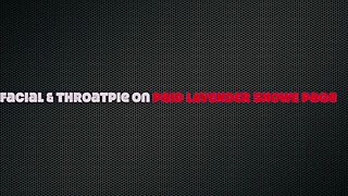 Gorgeous bratty brunette gets face pounded for throatpie