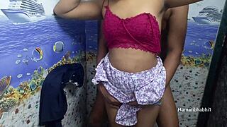 Indian desi fucked hard on ranch!