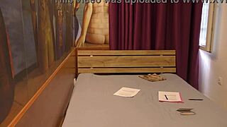 Hot petite 18+ girl flashes her tight shaved pussy and naked ass