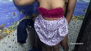 Indian desi fucked hard on ranch!