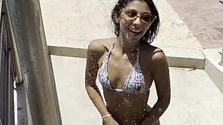 Forbidden fruit at the pool