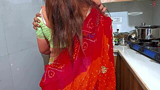 my milkman wants payment so indian bhabhi fucks hard in kitchen
