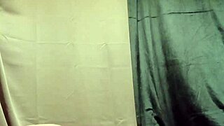 french maid chained and pissing solo