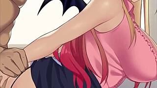 Yuzuki Choco Gives Playful Blowjob In Anime Style