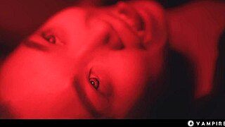 Asian brunette lesbian seduction with vampire mind control