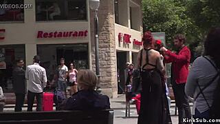 Alt mistress disgraces spanish babe in public