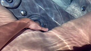 artemisia love pussy fingering session in the jacuzzi pov