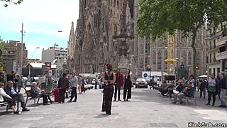 Alt mistress disgraces spanish babe in public