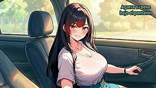 joi en español mientras conduces en un videojuego sé una mano conduce y la otra para pajearte